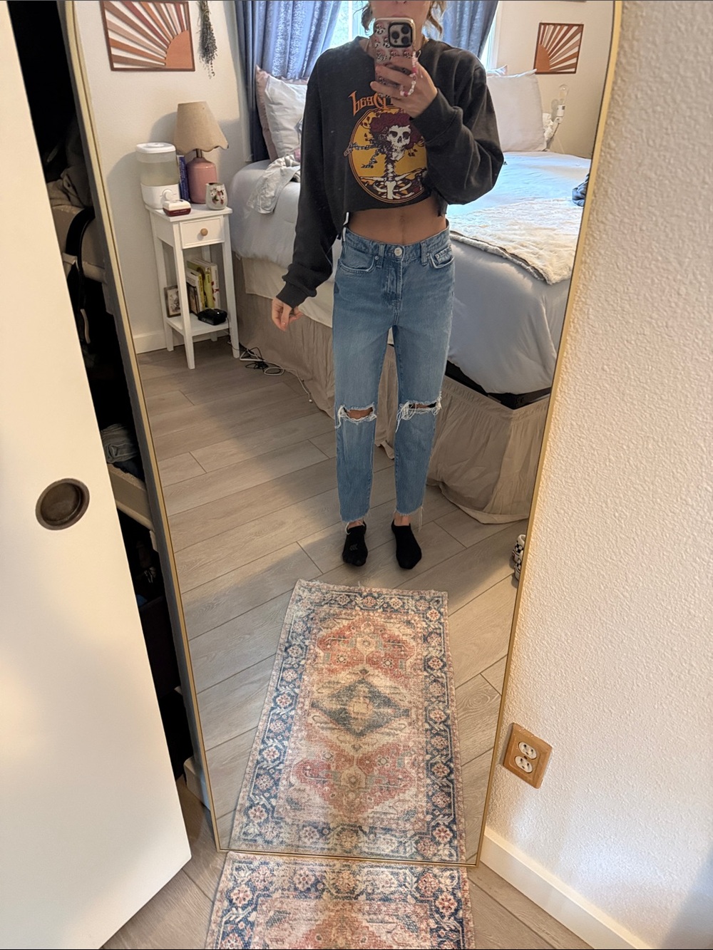 BDG Light Blue Distressed Boyfriend Jeans